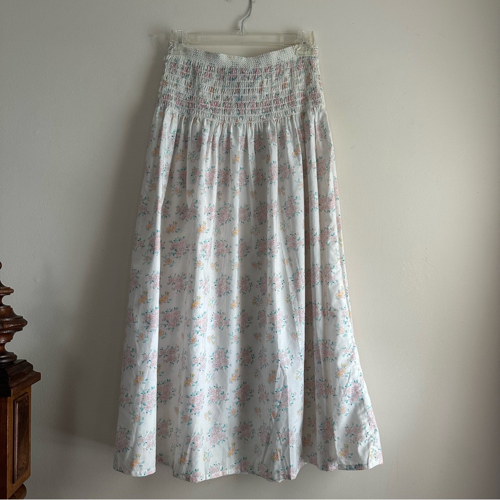 Vintage Allen Solly‎ Floral Dainty Midi Skirt - Picture 6 of 6